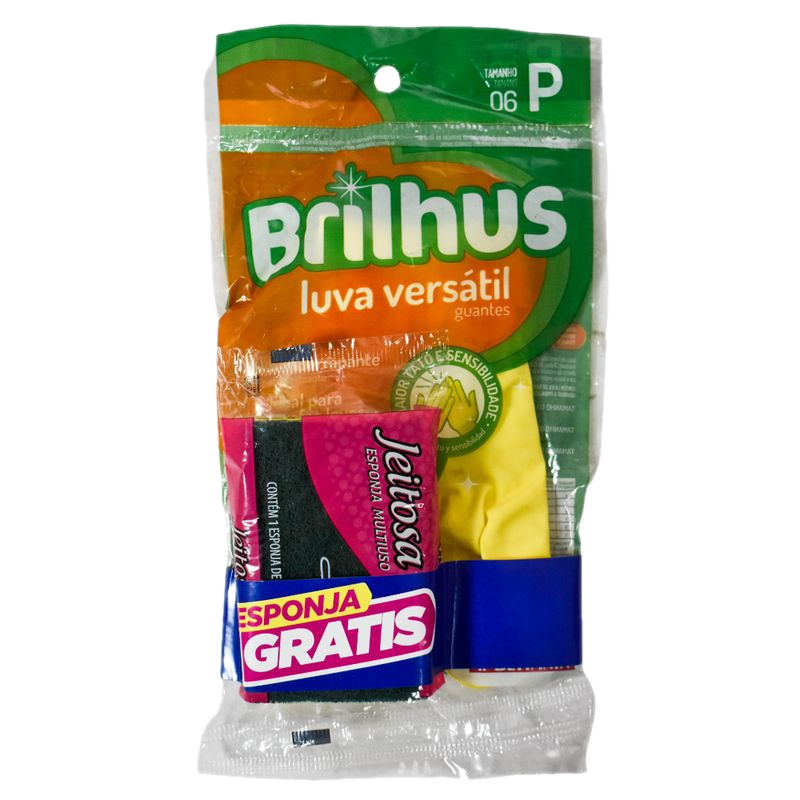 Guantes Brilhus Talle P + Esponja