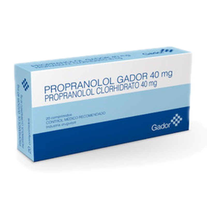 Propranolol Gador 40 40 Mg [20 Comp.]