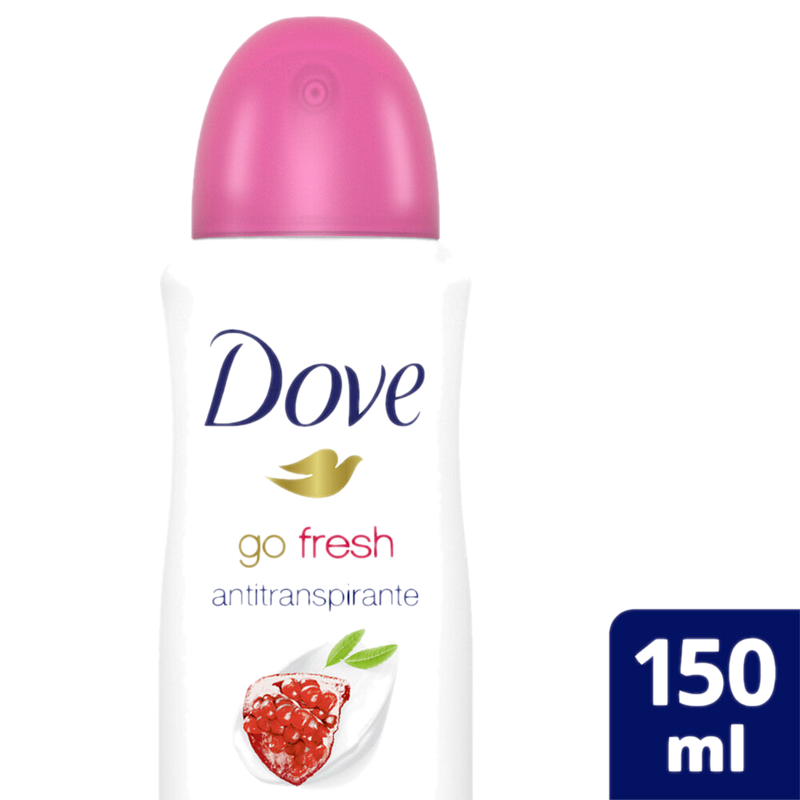 Antitranspirante Dove Go Fresh Granada Y Verbena En Aerosol 150 Ml