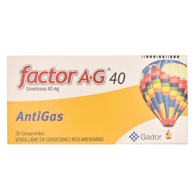 Factor Ag 40 Mg 20 Comprimidos