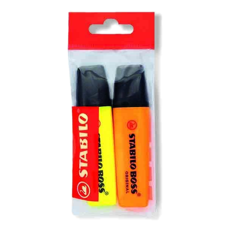 Resaltador Stabilo Boss Estuche 2 Unidades
