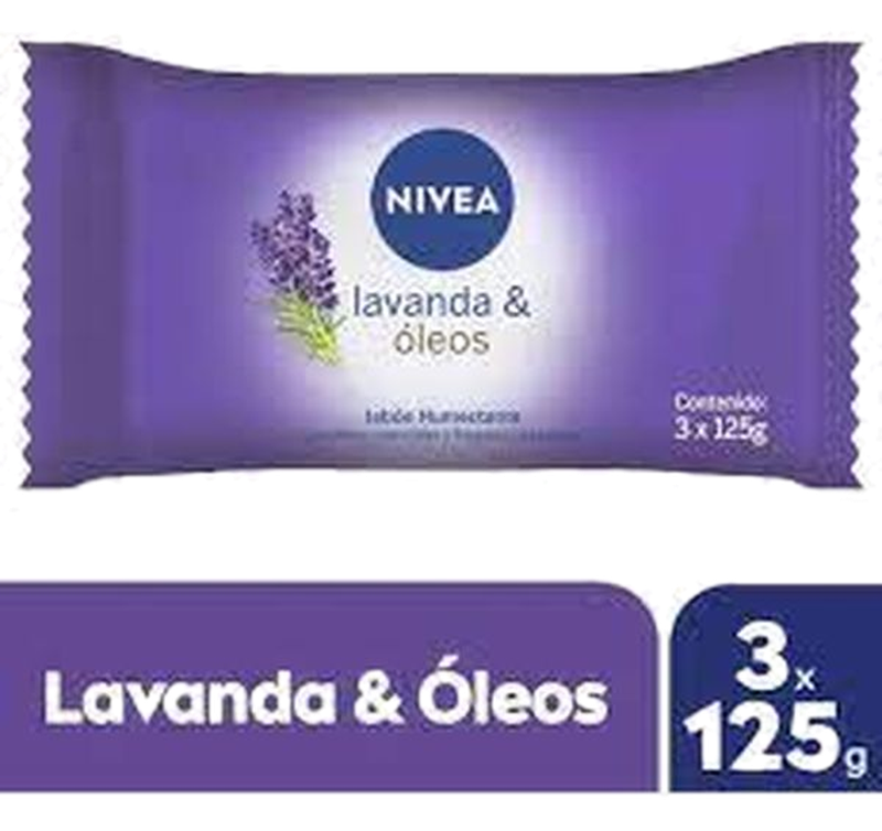 Jabon Nivea Cremoso 125 G 3 Unidades Avena