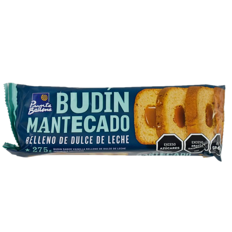 Budín Vainilla Relleno Punta Ballena 275 G