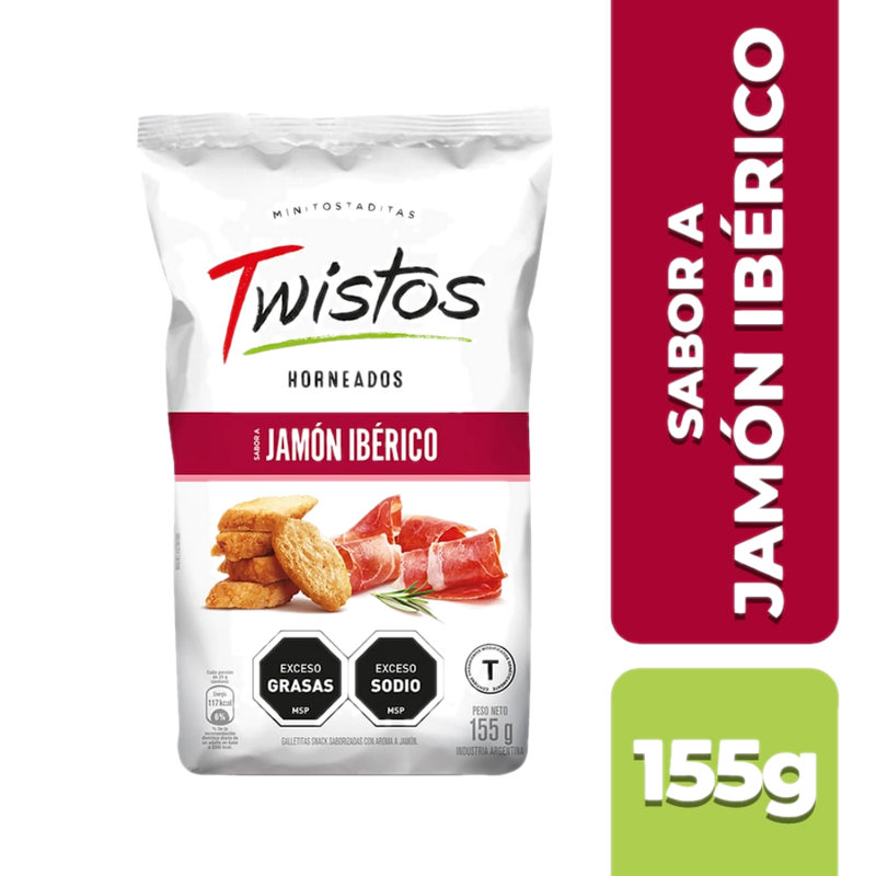 Tostaditas Twistos Jamon 155 G