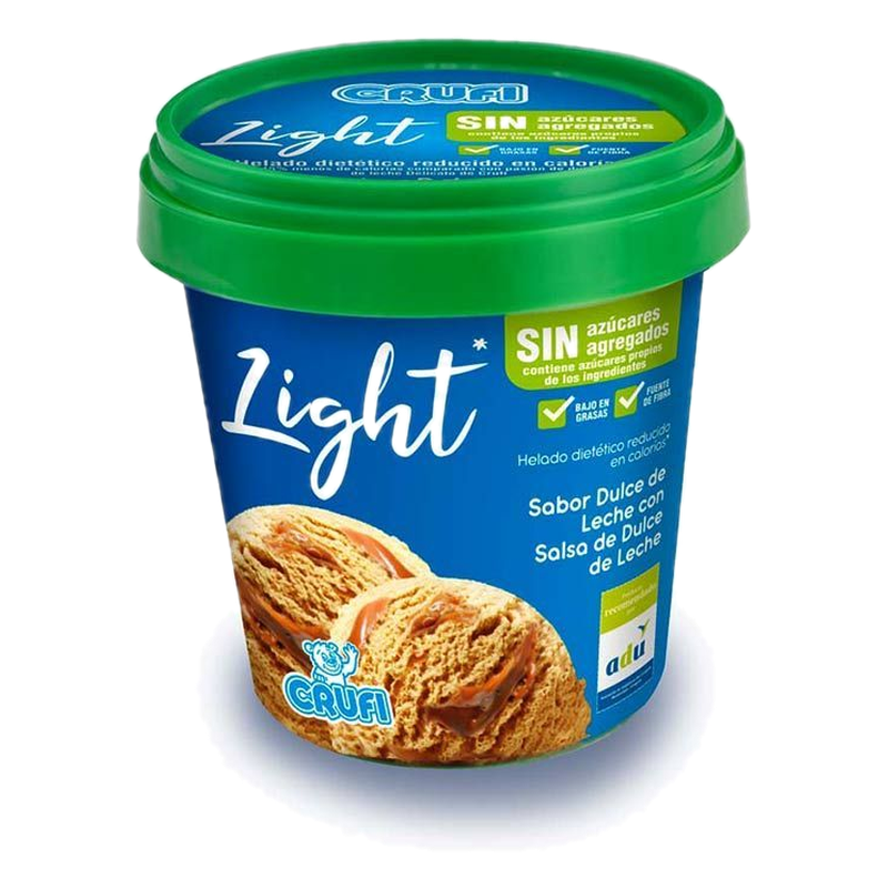 Helado Diet De Dulce De Leche Vaso Crufi 90 G