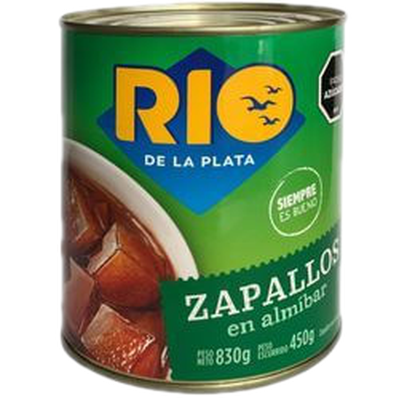 Zapallos Rio De La Plata En Almíbar Lata 830 G