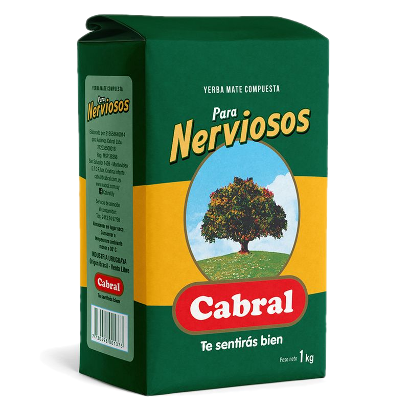 Yerba Cabral Para Nerviosos 1 Kg