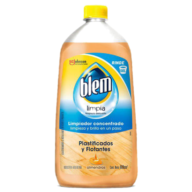 Blem Pisos Plastificadosy Flotantes C/ Aceite Almendras 800 Ml