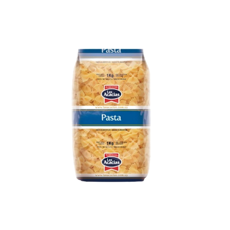 Fideo Las Acacias Al Natural 1 Kg Corbatitas