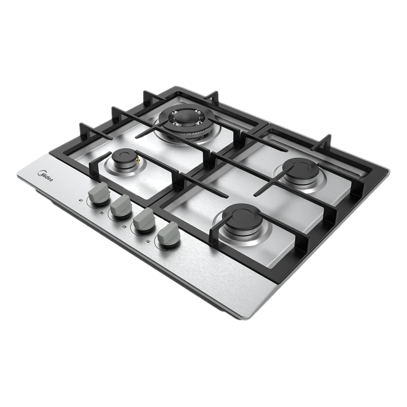 Anafe A Gas Midea Inox 4 Hornallas Mg60sk005ah1b