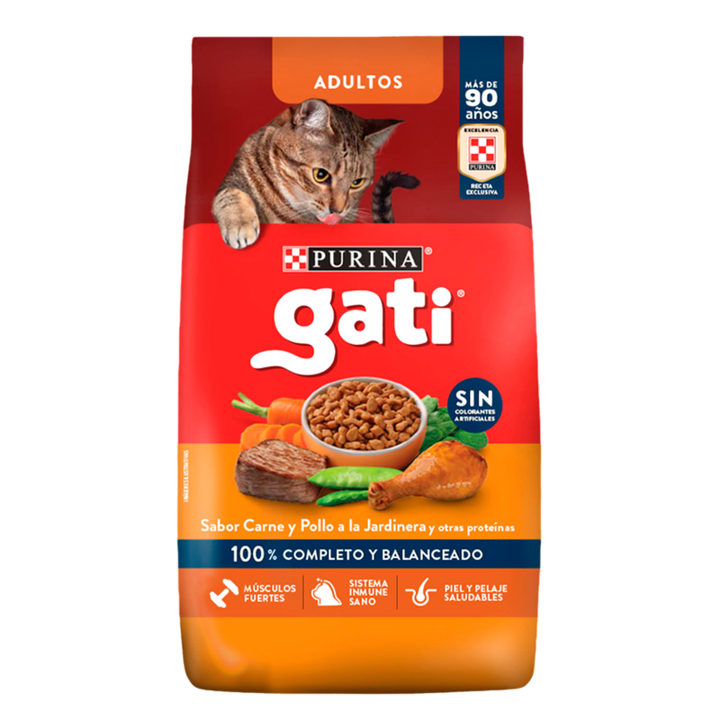 Alimento Gati Carne Y Pollo A La Jardinera 1 Kg