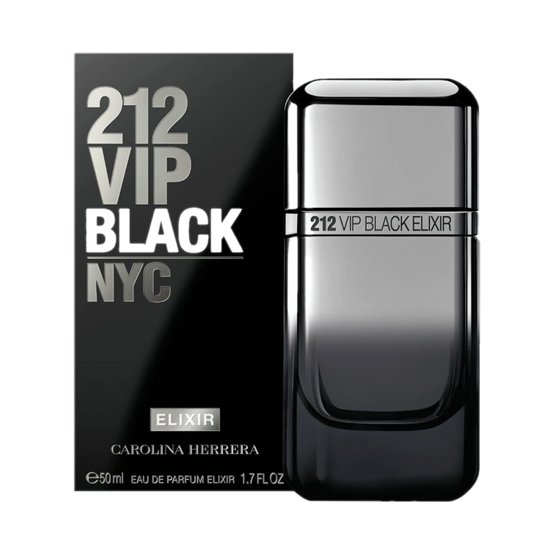 Perfume Carolina Herrera 212 Vip Black Elixir Men Edp 50 Ml