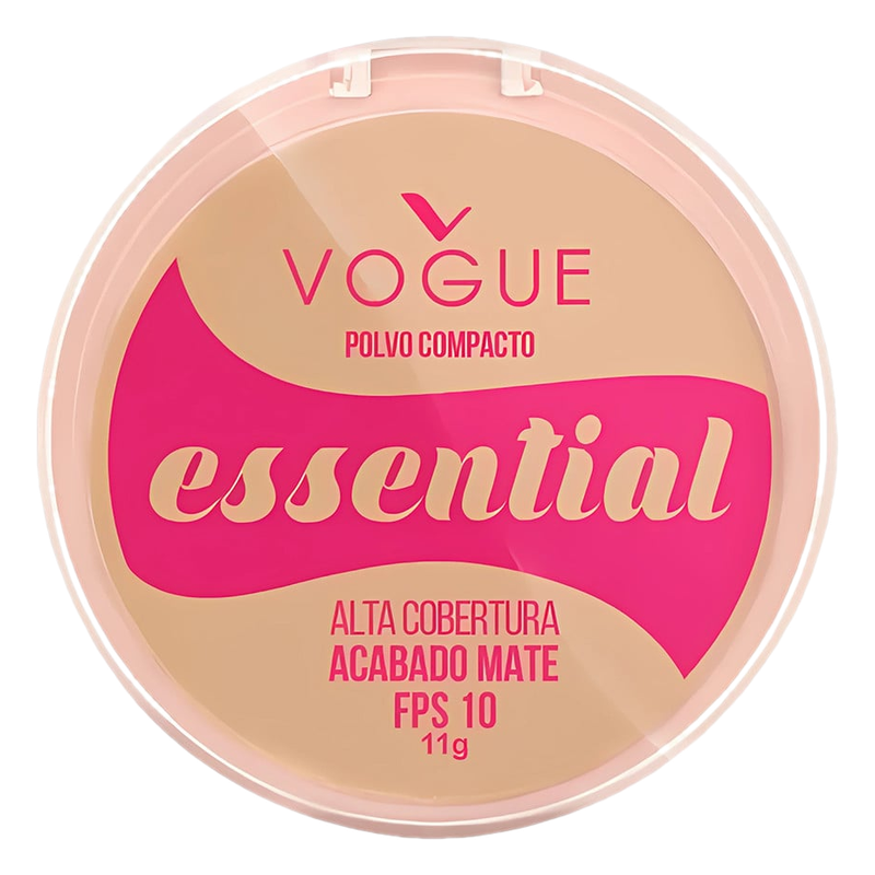 Polvo Compacto Vogue Essential Natural Acabado Mate Fps 10