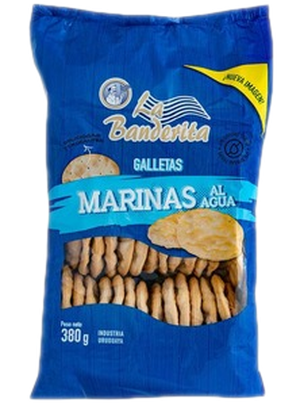 Galletas La Banderita Marina Al Agua 380 G