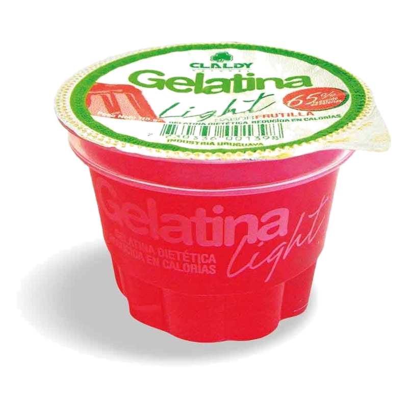 Gelatina Light Claldy Sabor Frutilla 115 G