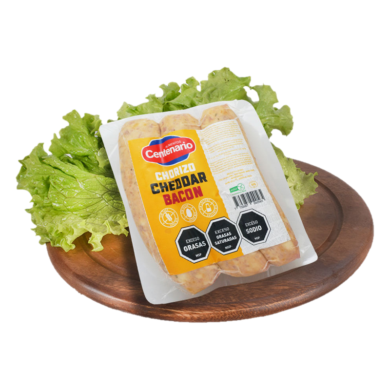 Chorizo Cheddar Bacon Al Vacío Centenario 3 Unidades