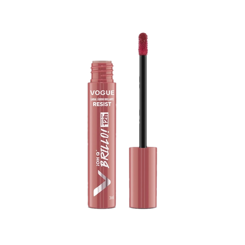 Labial Vogue Oh Que Brillo! Tono Chula 3 Ml