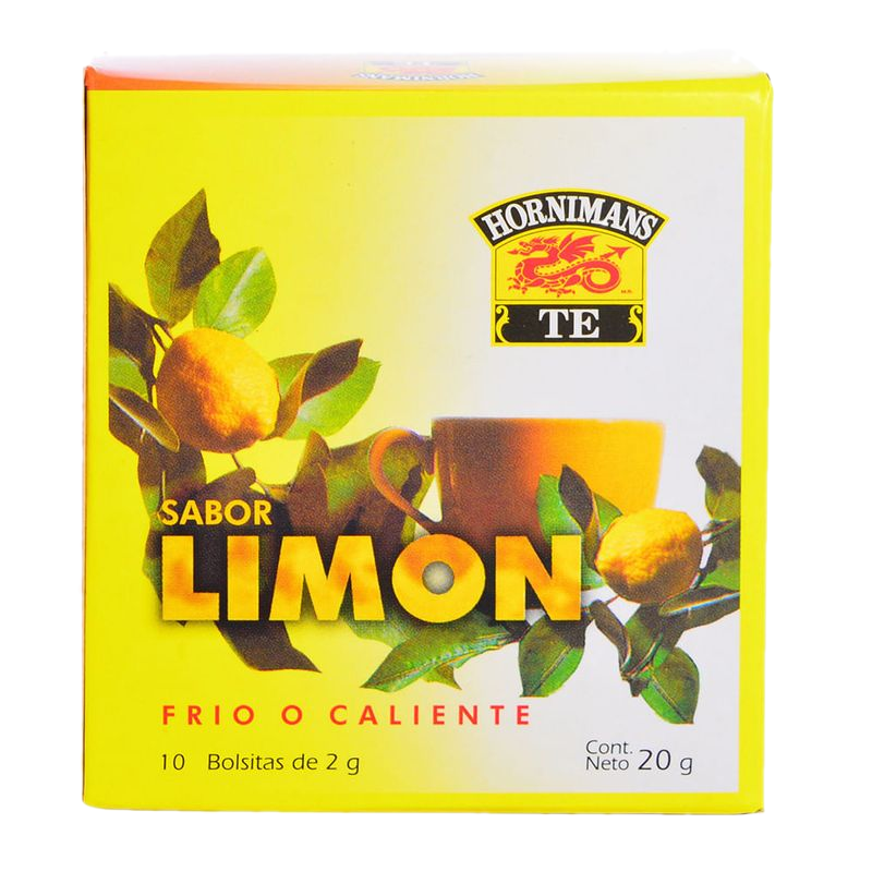 Té Hornimans De Limón 10 Unidades