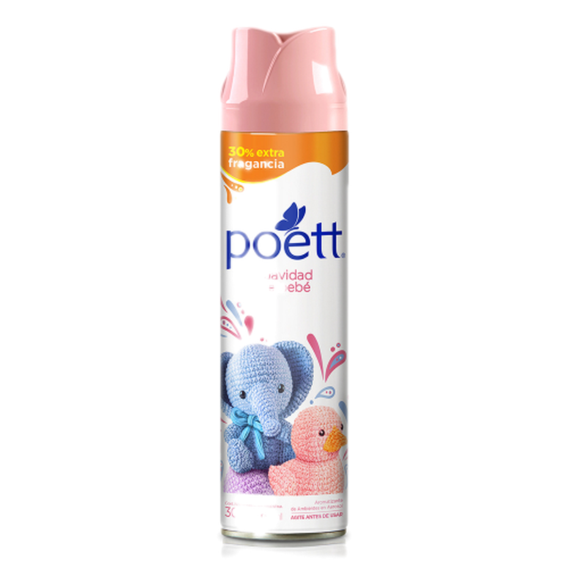 Aromatizante De Ambiente Poett Suavidad De Bebé Extra 360 Ml