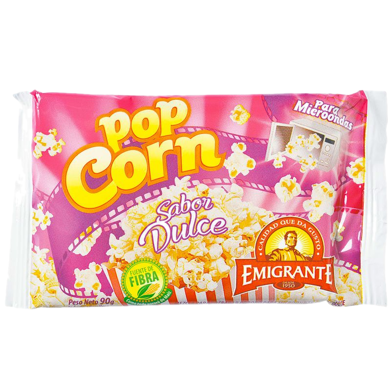Pop Corn Para Microondas Emigrante Dulce 90 G