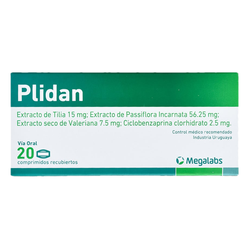 Plidan X 20 Comprimidos