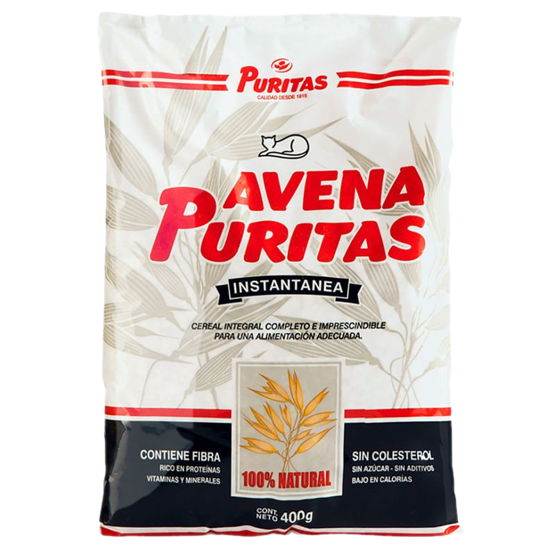 Avena Laminada Puritas Fina 400 G