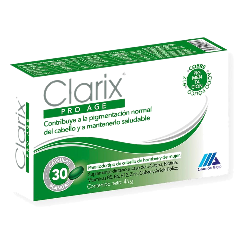 Clarix Pro Age 30 Cápsulas Blandas