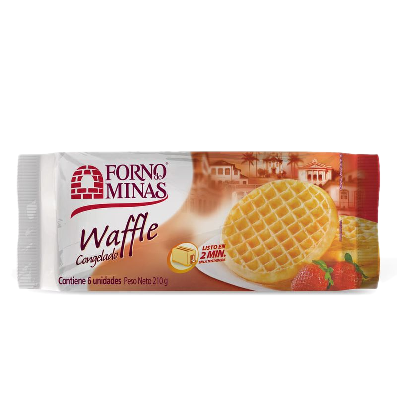 Waffle Forno De Minas 210 G