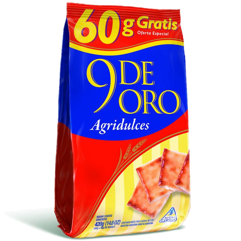 Galletas 9 De Oro Agridulces 420 G