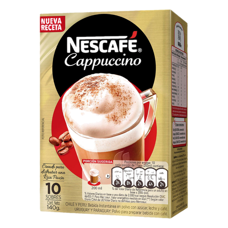 Cappuccino Nescafé 10 Sobres