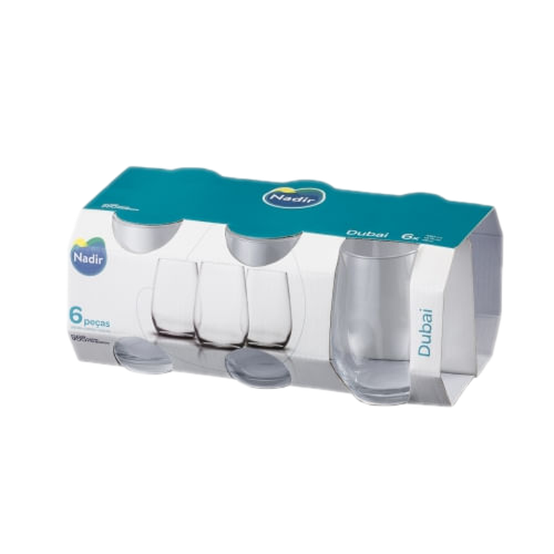 Vaso De Refresco Dubai 6 Unidades 480 Ml
