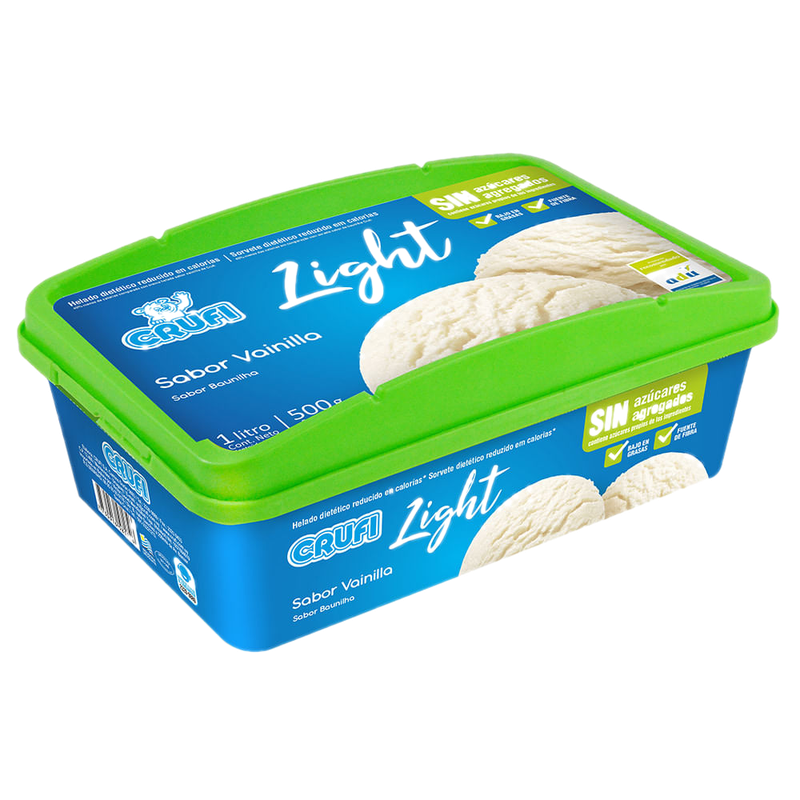 Helado Diet Crema Crufi 1 L