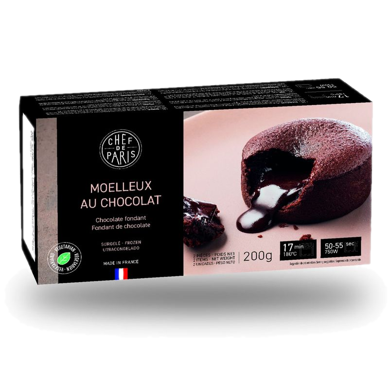 Fondant De Chocolate Chef De París Cj. 200 G
