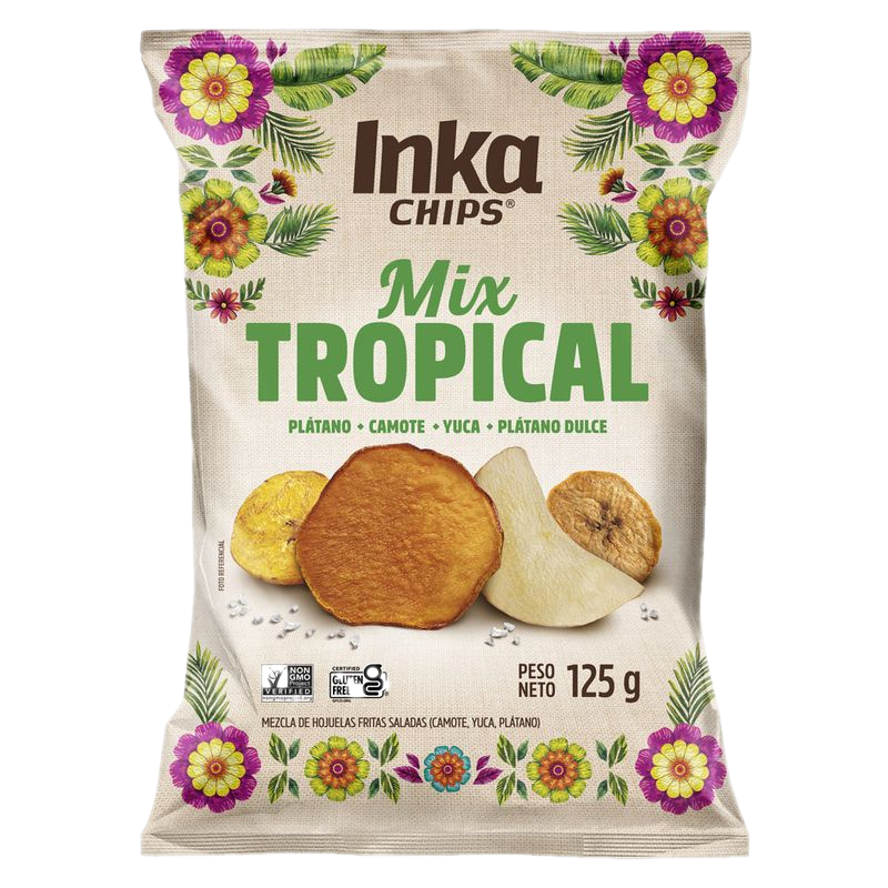 Chips De Vegetales Tropical Inka Chips 125 G