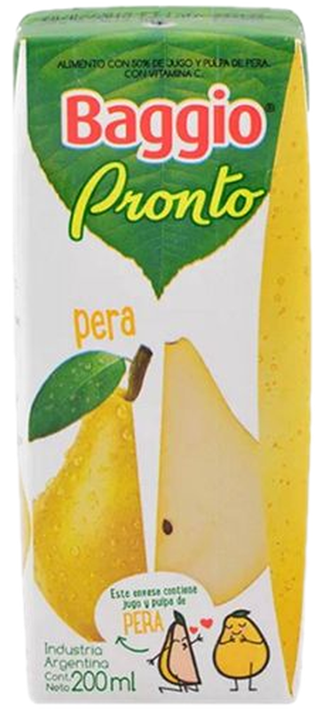 Jugo Baggio Pera 200cc