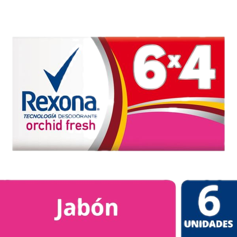 Jabon De Tocador Rexona Barra Orchid Fresh 125 G Multipack P