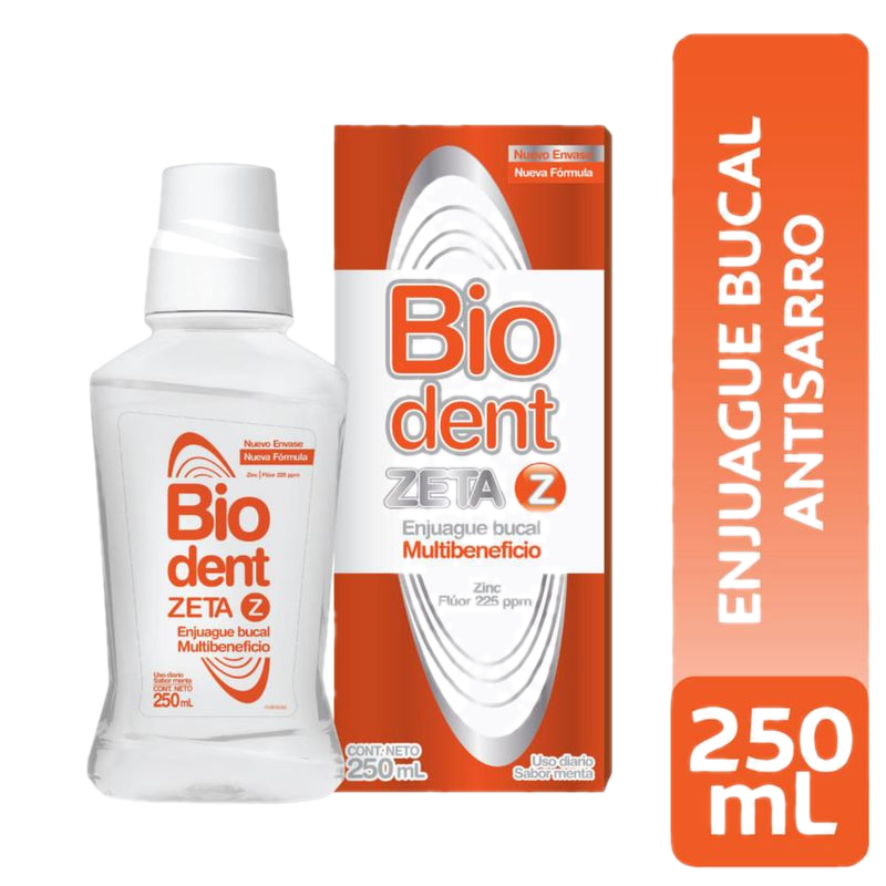 Enjuague Bucal Biodent Zeta 290 Ml