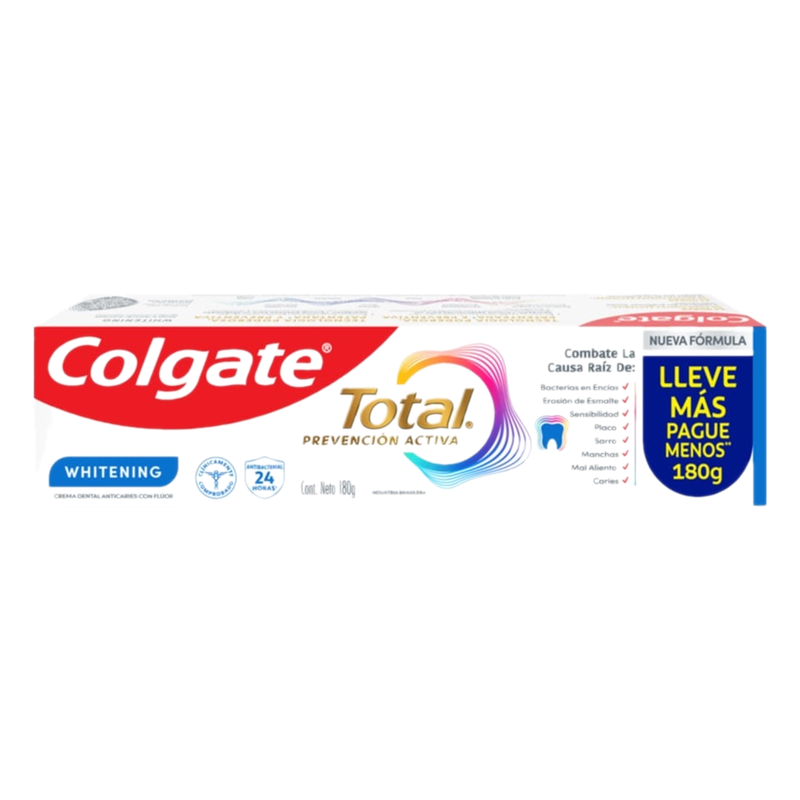 Crema Dental Colgate Total Whitening 180 G
