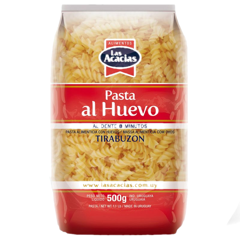 Fideos Al Huevo Las Acacias Tirabuzón 500 G