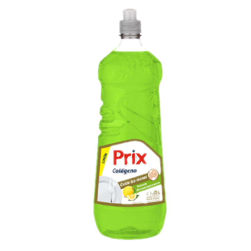Detergente Prix Con Colágeno Y Limón 1.25 L