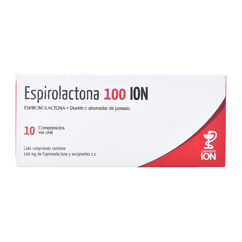 Espironolactona Ion 100 Mg 10 Comprimidos
