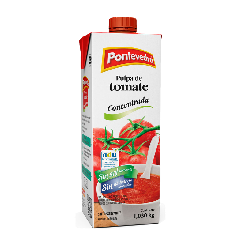 Pulpa De Tomate Pontevedra Concentrada Sin Sal, Sin Azucar 1