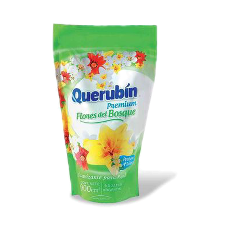 Suavizante Querubín Premium Flores Del Bosque 900 Ml