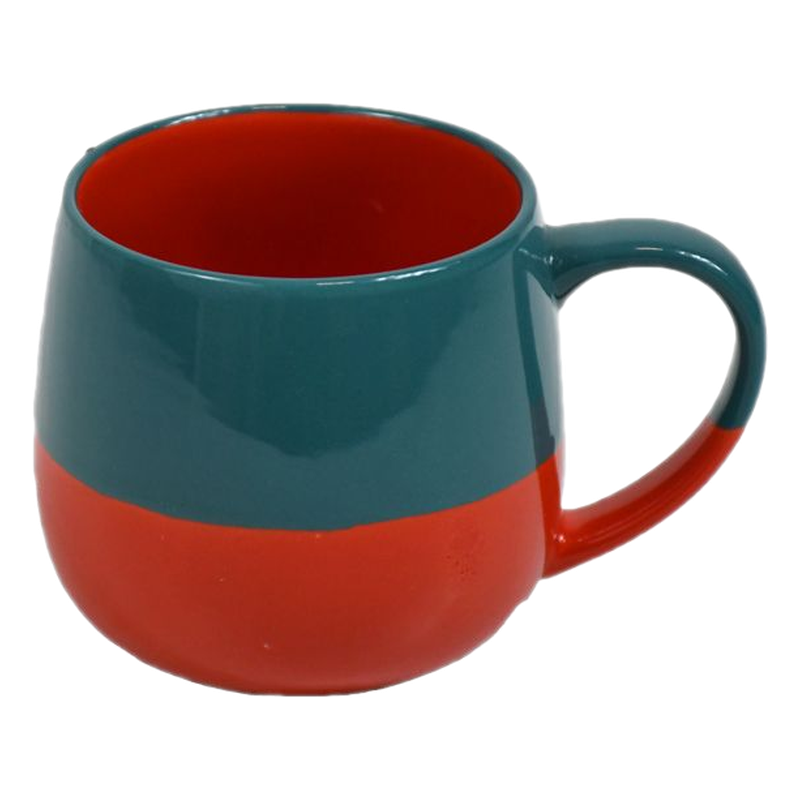 Taza De Cerámica Fondo Colores 330 Ml