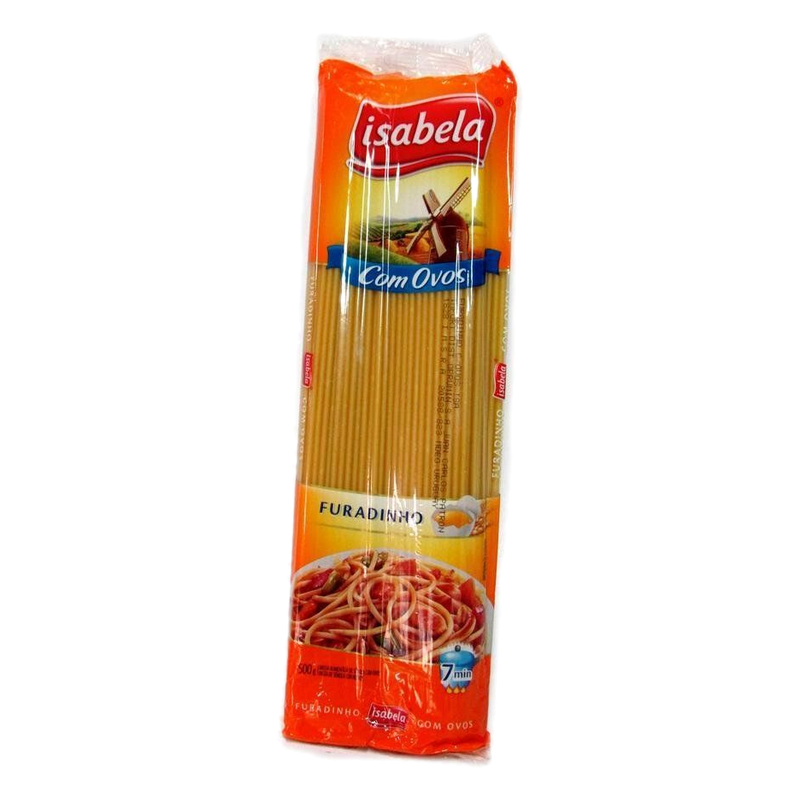 Fideos Isabela Al Huevo Furadinho 500 G
