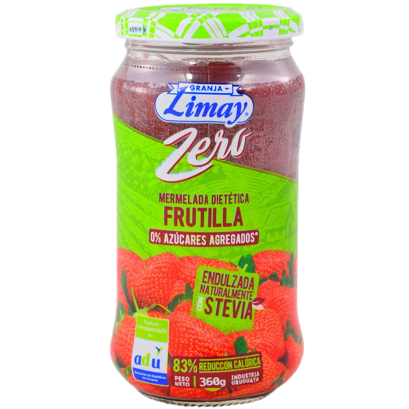 Mermelada Limay Frutilla Zero Azúcar 360 G
