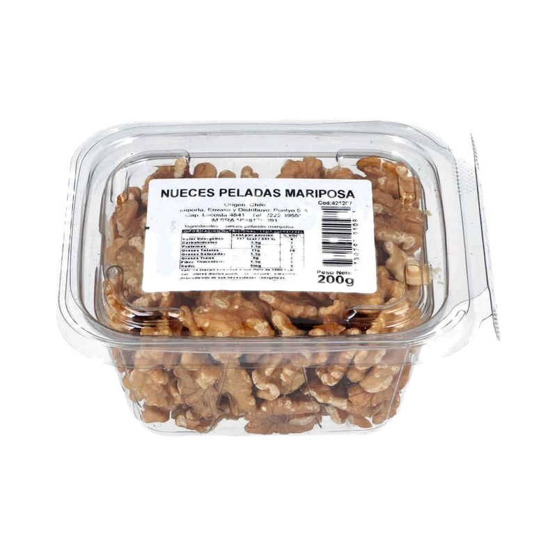 Nueces Peladas Mariposa 200 G