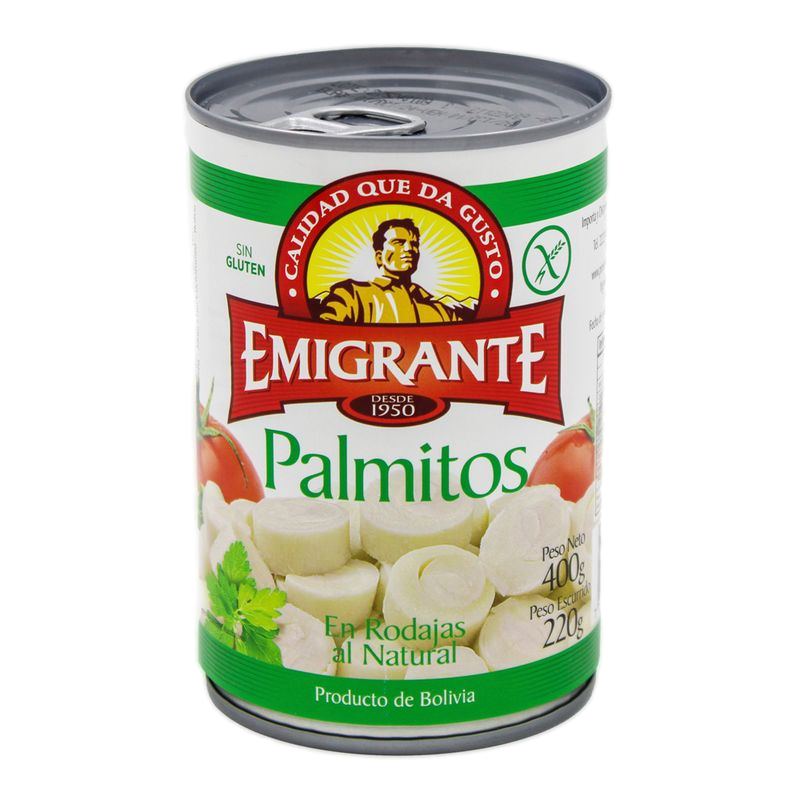 Palmitos En Rodajas Emigrante 400 G