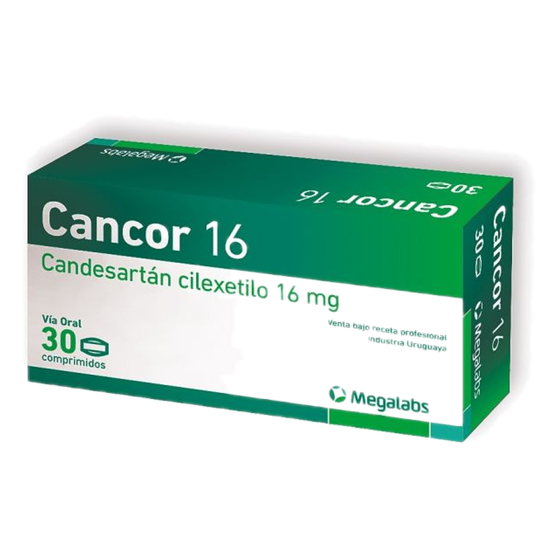Cancor 16mg. X 30 Comprimidos