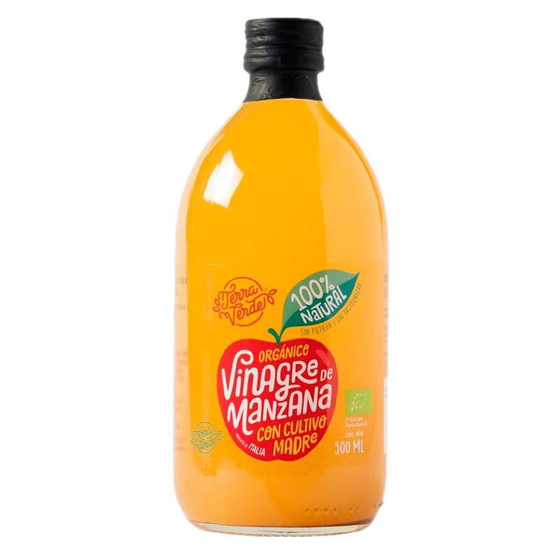 Vinagre De Manzana Orgánico Terra Verde 500 Ml